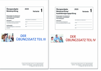 Vorderes Coverbild Das Übungspaket Teile III + IV - Variante 1