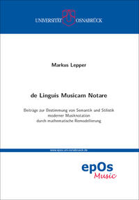 Vorderes Coverbild de Linguis Musicam Notare