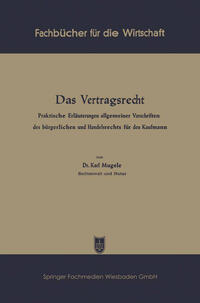 Vorderes Coverbild Das Vertragsrecht