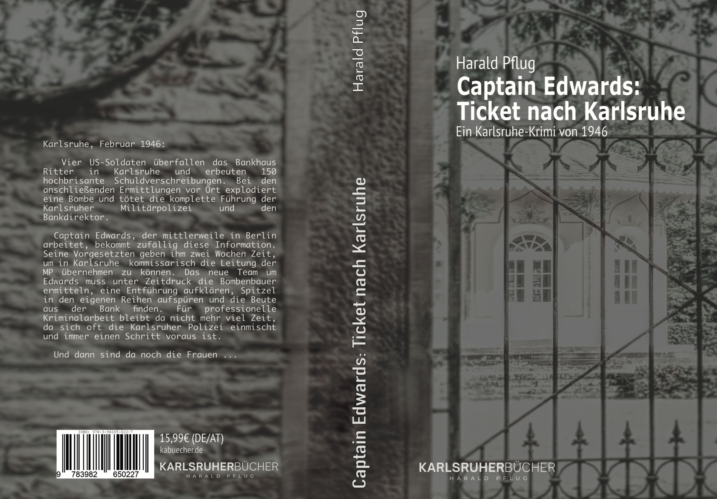 Gesamtes Coverbild Captain Edwards / Captain Edwards: Ticket nach Karlsruhe