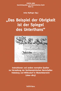Vorderes Coverbild »Das Beispiel der Obrigkeit ist der Spiegel des Unterthans«