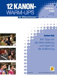 Vorderes Coverbild 12 Kanon Warm-Ups - Lehrerheft