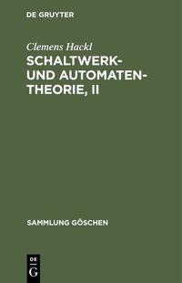 Vorderes Coverbild Schaltwerk- und Automatentheorie, II