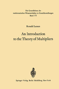 Vorderes Coverbild An Introduction to the Theory of Multipliers