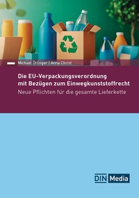 Vorderes Coverbild Die EU-Verpackungsverordnung mit Bezügen zum Einwegkunststoffrecht