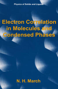 Vorderes Coverbild Electron Correlation in Molecules and Condensed Phases