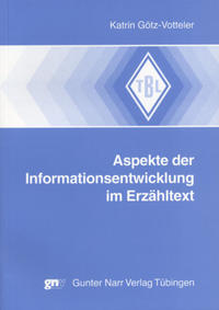 Vorderes Coverbild Aspekte der Informationsentwicklung im Erzähltext