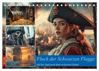 Vorderes Coverbild Fluch der Schwarzen Flagge (Tischkalender 2026 DIN A5 quer), CALVENDO Monatskalender