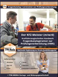 Vorderes Coverbild Der KFZ-Meister/-in Lerntrainer mit über 3600 Lernfragen für Windows