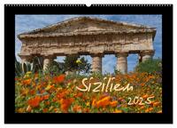 Vorderes Coverbild Sizilien (Wandkalender 2025 DIN A2 quer), CALVENDO Monatskalender