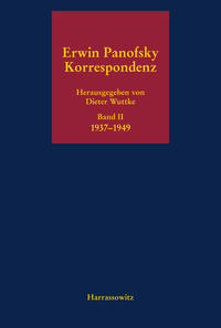 Vorderes Coverbild Erwin Panofsky - Korrespondenz 1910 bis 1968. Eine kommentierte Auswahl in fünf Bänden