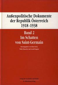 Vorderes Coverbild Außenpolitische Dokumente der Republik Österreich 1918 - 1938 Band 2