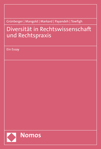 Vorderes Coverbild Diversität in Rechtswissenschaft und Rechtspraxis