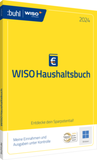Vorderes Coverbild WISO Haushaltsbuch 2024