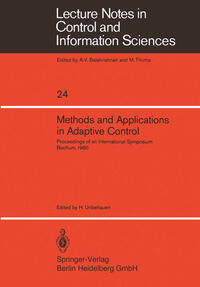 Vorderes Coverbild Methods and Applications in Adaptive Control