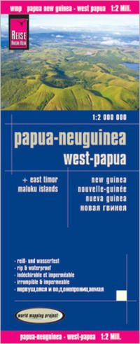Vorderes Coverbild Reise Know-How Landkarte Papua-Neuguinea, Indonesien: West-Papua, Molukken (1:2.000.000)