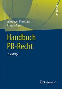 Vorderes Coverbild Handbuch PR-Recht