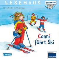 Vorderes Coverbild LESEMAUS 22: Conni fährt Ski