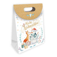 Vorderes Coverbild Trötsch Geschenktasche mit Verschluss klein Winterwald