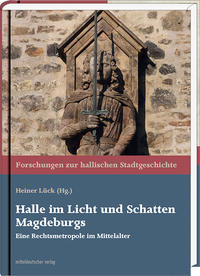 Vorderes Coverbild Halle im Licht und Schatten Magdeburgs
