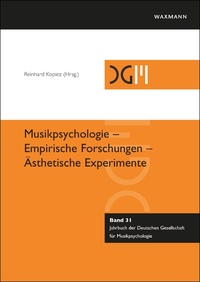 Vorderes Coverbild Musikpsychologie – Empirische Forschungen – Ästhetische Experimente