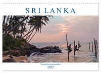Vorderes Coverbild Sri Lanka, tropisches Inselparadies (Wandkalender 2025 DIN A3 quer), CALVENDO Monatskalender