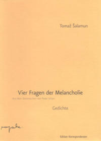 Vorderes Coverbild Vier Fragen der Melancholie