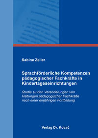 Vorderes Coverbild Sprachförderliche Kompetenzen pädagogischer Fachkräfte in Kindertageseinrichtungen
