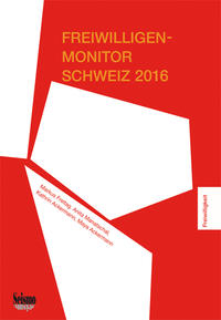 Vorderes Coverbild Freiwilligen-Monitor Schweiz 2016