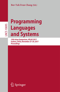 Vorderes Coverbild Programming Languages and Systems