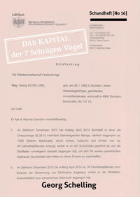 Vorderes Coverbild DAS KAPITAL der 7 schrägen Vögel