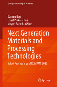 Vorderes Coverbild Next Generation Materials and Processing Technologies