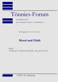 Vorderes Coverbild Moral und Ethik