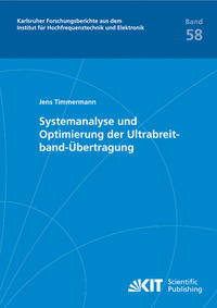 Vorderes Coverbild Systemanalyse und Optimierung der Ultrabreitband-Übertragung