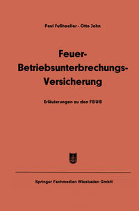 Vorderes Coverbild Feuer-Betriebsunterbrechungs-Versicherung