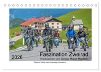 Vorderes Coverbild Faszination Zweirad - Impressionen vom Ötztaler Moped Marathon (Tischkalender 2026 DIN A5 quer), CALVENDO Monatskalender