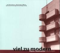 Vorderes Coverbild Viel zu modern