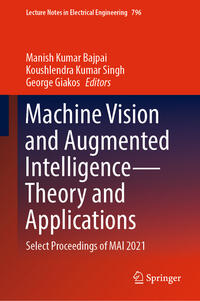 Vorderes Coverbild Machine Vision and Augmented Intelligence—Theory and Applications
