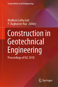 Vorderes Coverbild Construction in Geotechnical Engineering