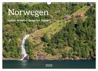 Vorderes Coverbild Norwegen. Sognefjord - Aurlandsfjord - Geirangerfjord - Stavanger (Wandkalender 2025 DIN A3 quer), CALVENDO Monatskalender