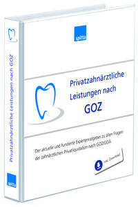 Vorderes Coverbild Privatzahnärztliche Leistungen nach GOZ