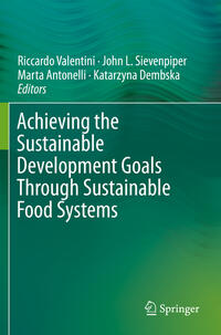 Vorderes Coverbild Achieving the Sustainable Development Goals Through Sustainable Food Systems