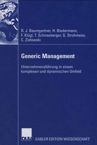 Vorderes Coverbild Generic Management