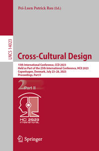 Vorderes Coverbild Cross-Cultural Design