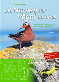 Vorderes Coverbild Die Namen der Vögel Europas