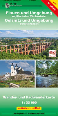Vorderes Coverbild Plauen und Umgebung - Oelsnitz und Umgebung