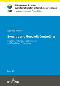 Vorderes Coverbild Synergy and Goodwill Controlling