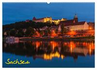 Vorderes Coverbild Sachsen (Wandkalender 2025 DIN A2 quer), CALVENDO Monatskalender