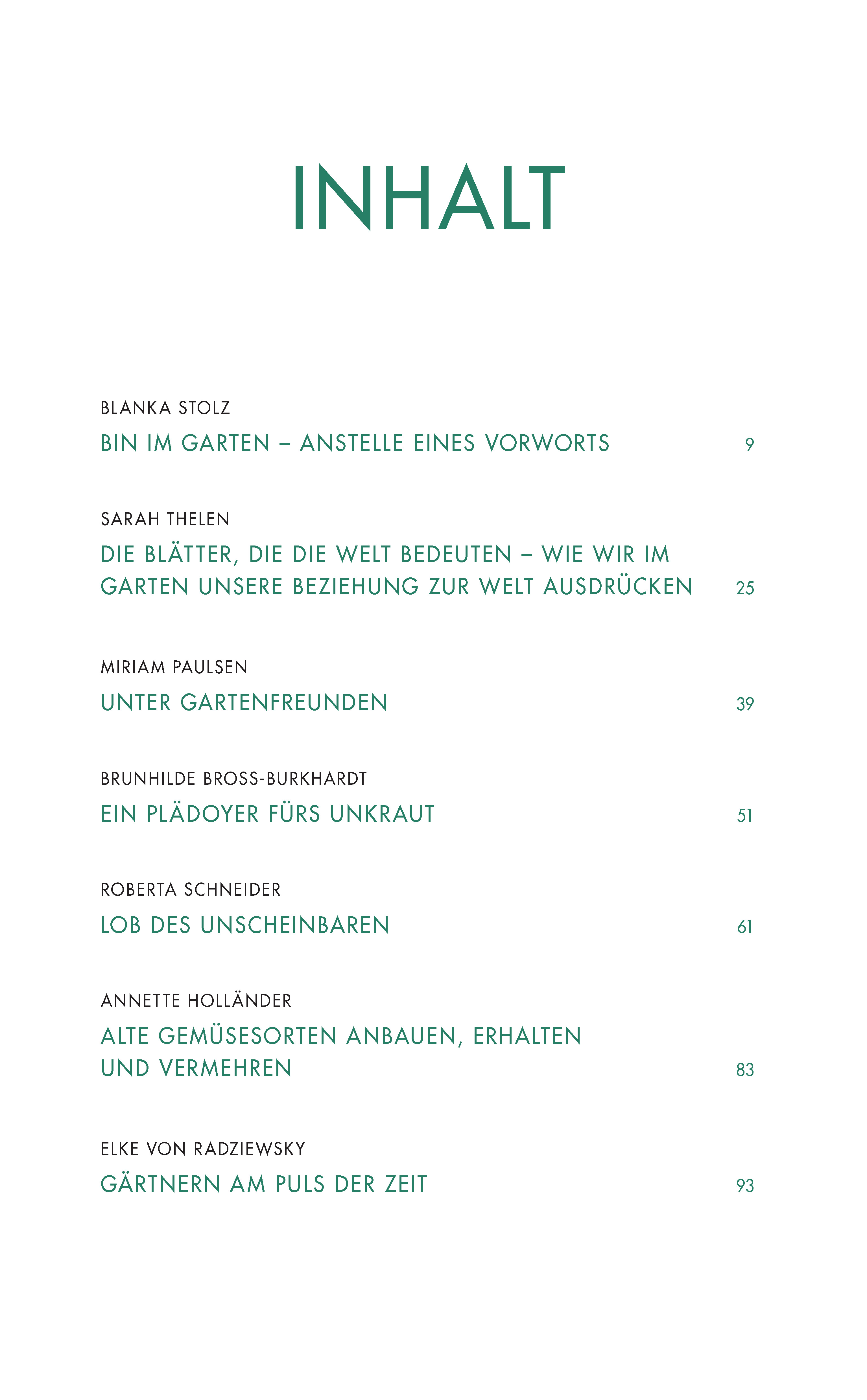 Beispielinhalt (Bild) Die Philosophie des Gärtnerns