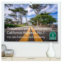 Vorderes Coverbild Traumstraße Kaliforniens - California Highway No.1 (hochwertiger Premium Wandkalender 2025 DIN A2 quer), Kunstdruck in Hochglanz